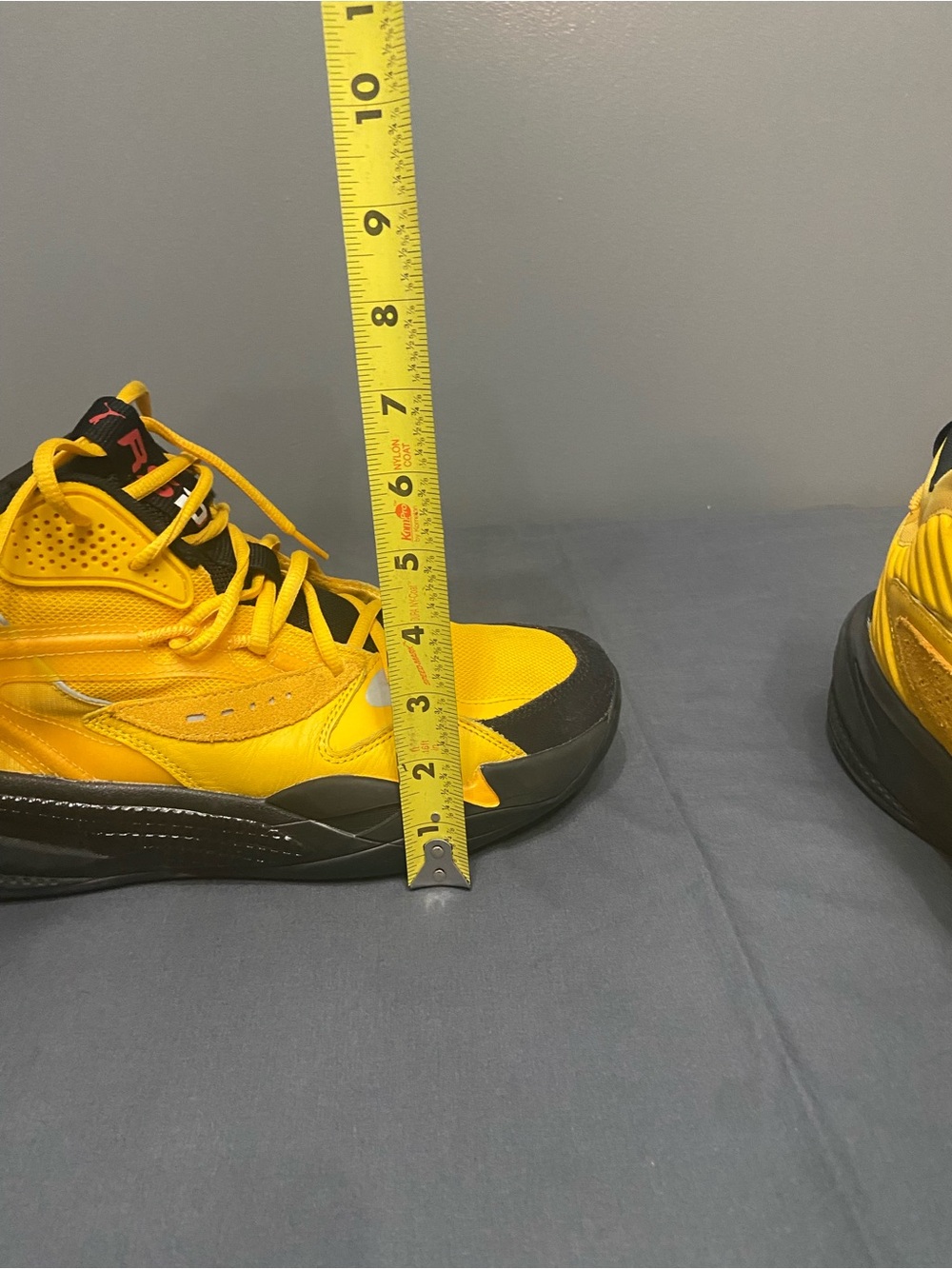 PUMA J. Cole Dreamer 2 January 28th Yellow Black Basketball Shoes Men’s US 10.5 - Picture 14 of 17